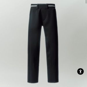 Black knit leggings size 9